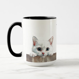 Russian White Cat Mug