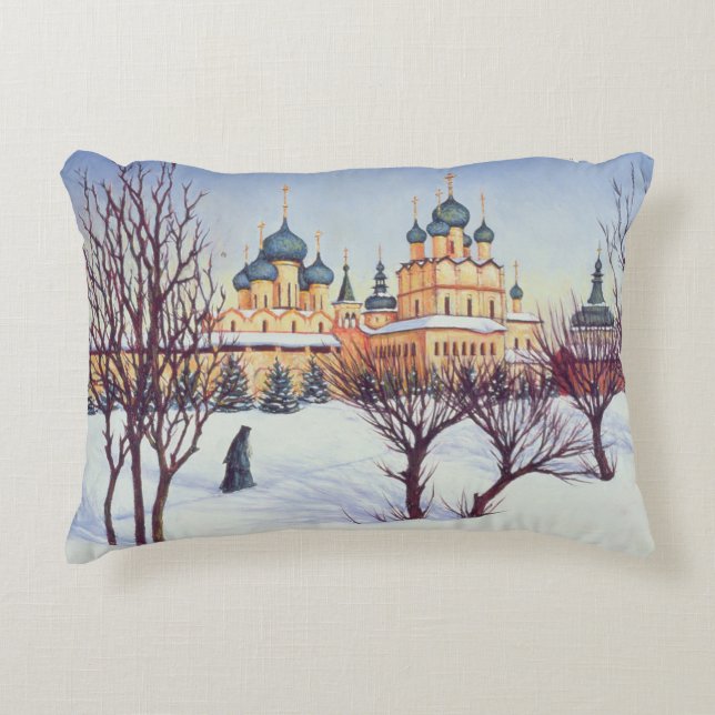 Russian Winter 2004 Decorative Cushion (Front)