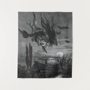 Russian Witch: Picturesque Russia Tapestry