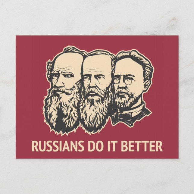 Russians Do It Better Postcard (Front)