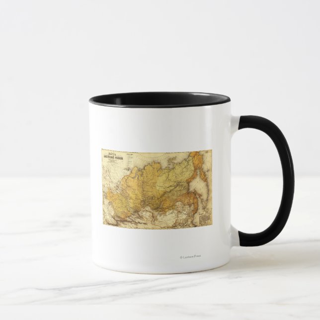 RussiaPanoramic MapRussia Mug (Right)