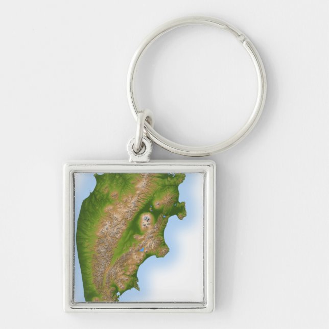 Russia's Kamchatka Peninsula Key Ring (Front)