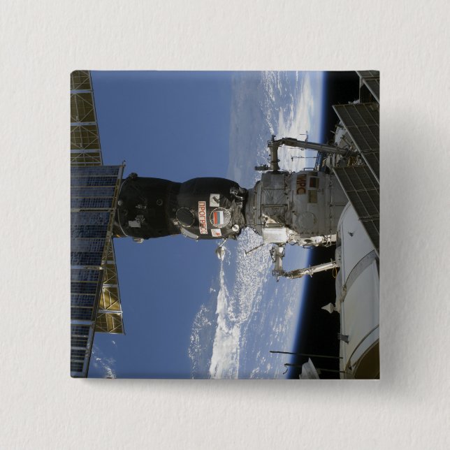 Russia's Progress 35P 15 Cm Square Badge (Front)