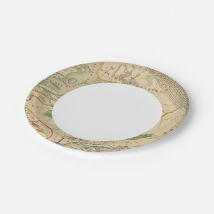 Russie, Suede, Norwege Paper Plate