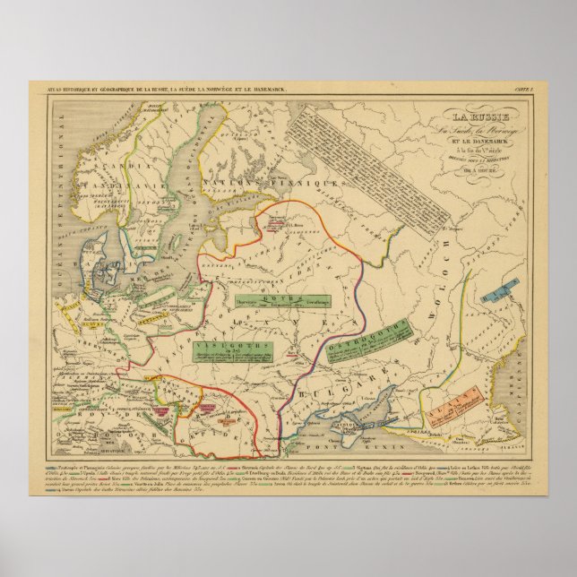 Russie, Suede, Norwege Poster (Front)