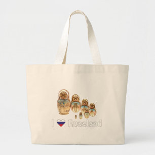Russland - Russia Tasche Large Tote Bag