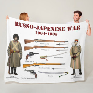 RUSSO-JAPENESE WAR FLEECE BLANKET