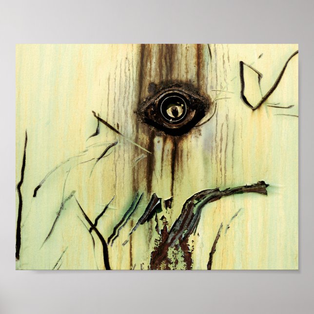 Rust Abstract Art - Cool Fun Unique Poster (Front)