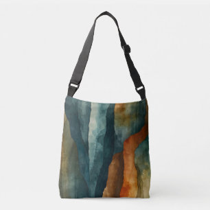 Rust and Teal Crossbody Bag