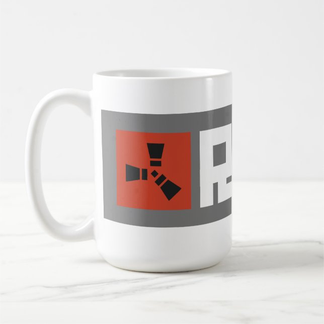 RUST Banner BRWG Coffee Mug (Left)