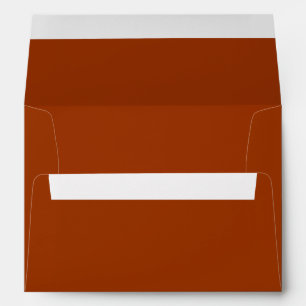 Rust Brown 5x7 Blank Envelopes