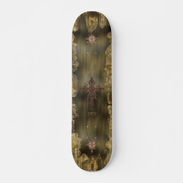 Rust Cross Skateboards (Front)