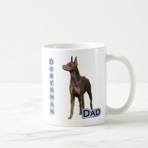 Rust Doberman Dad 4 Coffee Mug
