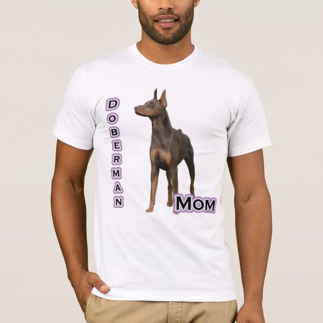 Rust Doberman Mum 4 T-Shirt (Front)