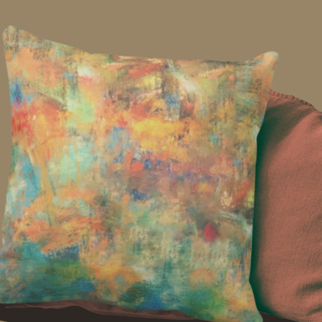 Rust & Earth Abstract Design Cushion (Creator Uploaded)