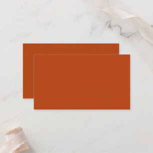 Rust Flat Place Card