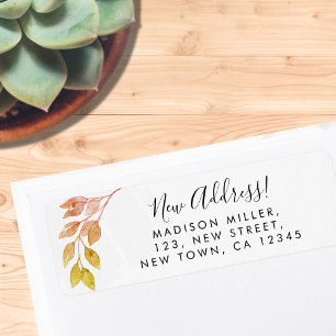 Rust Foliage New Address Return Address