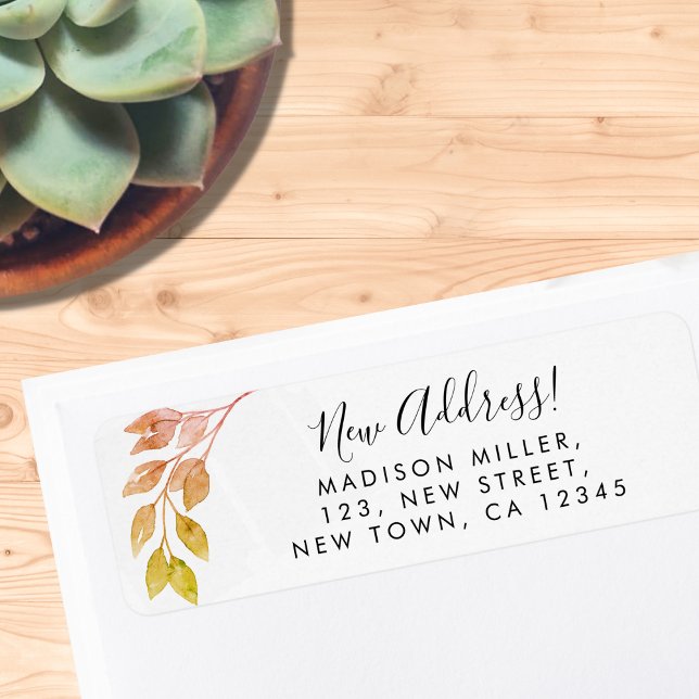 Rust Foliage New Address Return Address (Creator Uploaded)