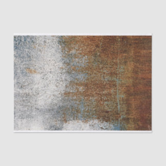 Rust & Grey Texture Distressed Grunge Urban Decor  Tissue Paper