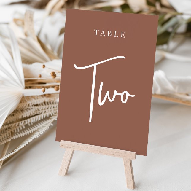 Rust Hand Scripted Table TWO Number (Creator Uploaded)