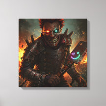 Rust Jester Canvas Print