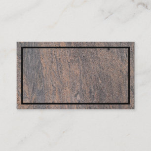 Rust Marble Textured Business Card
