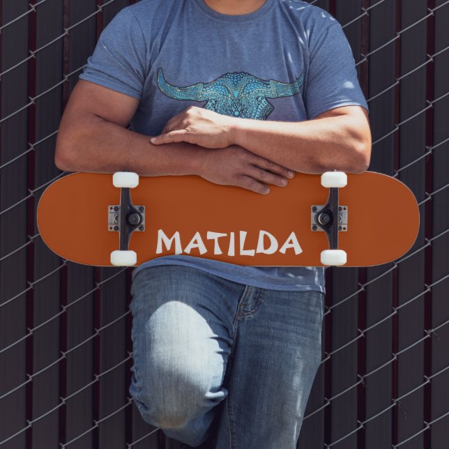 Rust Modern Name | Stylish Trendy  Skateboard (Outdoor 3)