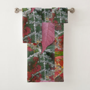 rust of autumn bath towel set