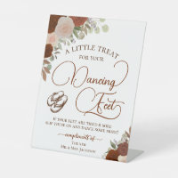 Rust Orange Roses Dancing Feet Flip Flop Wedding 