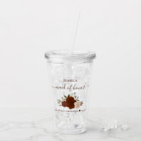 Rust Orange Roses Elegant Maid of Honour Wedding