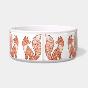 Rust Red and Ivory Foxes
