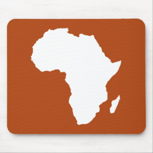 Rust Red Audacious Africa Mouse Mat