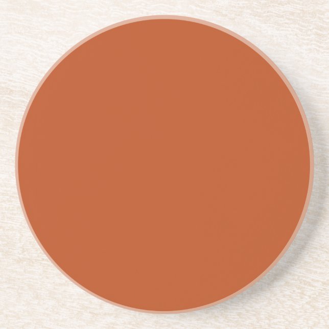 Rust Sandstone Coaster (Front)