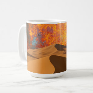 Rust Sky Dunes Coffee Mug