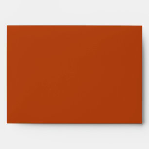 Rust Solid Colour Envelope