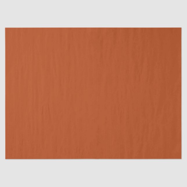 Rust Solid Colour Tissue Paper (Front)