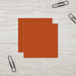 Rust Square Business Card