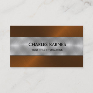 Rust Stainless Steel Business Card