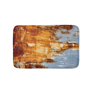 Rust steel sheet, textured background. bath mat