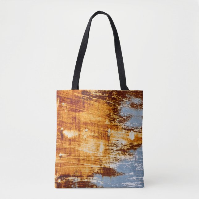 Rust steel sheet, textured background. tote bag (Front)