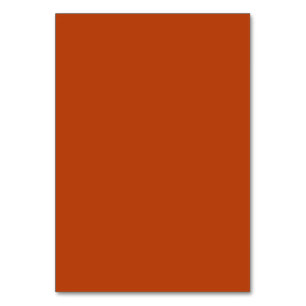 Rust Table Card