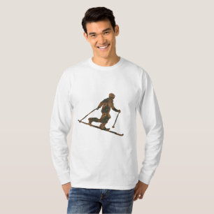 Rust Telemark skiing Long Sleeve T-Shirt