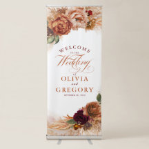 Rust Terracotta Flowers Burnt Orange Fall Wedding