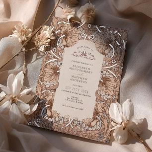 Rust Terracotta Silver Vintage Pimpernel Morris