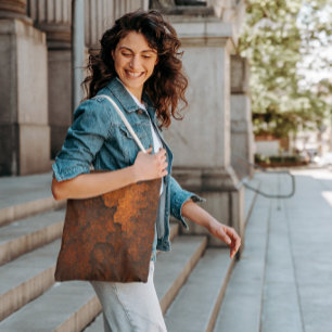 Rust Texture Grunge Background Metal Design Tote Bag