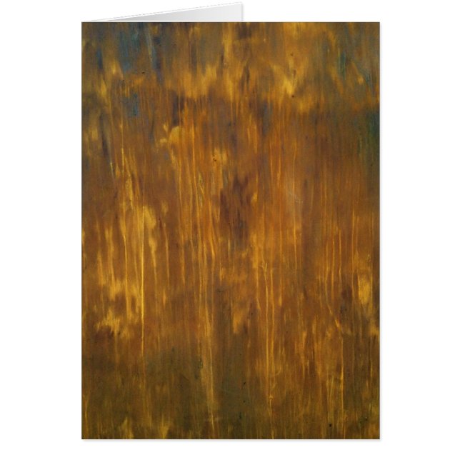 Rust Textured Original Painting Card (Front)
