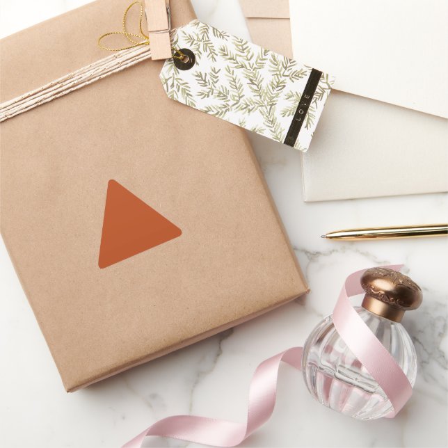 Rust Triangle Sticker (Gifting)