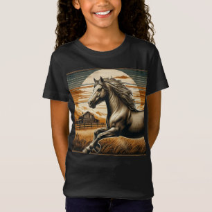 Rust/vintage horse/western T-Shirt