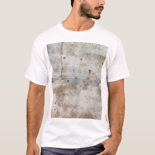 Rusted colourful metal wall, streaks. T-Shirt