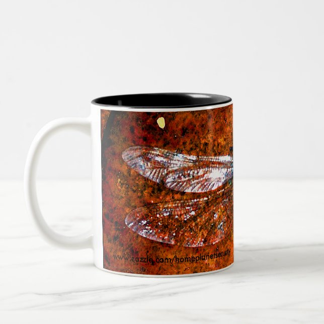 Rusted Dragon Two-Tone Coffee Mug (Left)